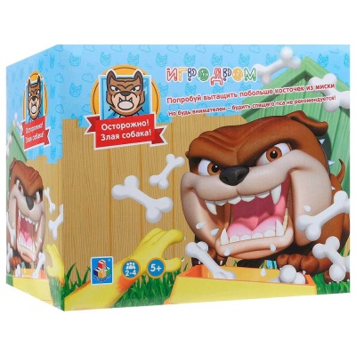 Настольная игра Игродром Злая собака мини 1Toy Т13557